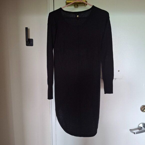 Marciano Flowy Tunic with Asymmetric Hem, Viscose and Wool Blend, Size S - Picture 9 of 10